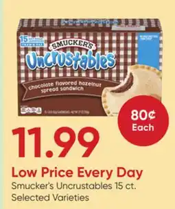 Stater Bros Smucker's Uncrustables offer