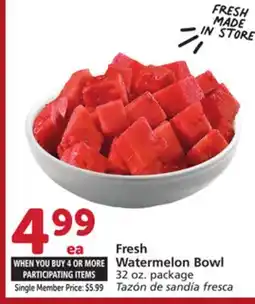 Albertsons Fresh Watermelon Bowl offer