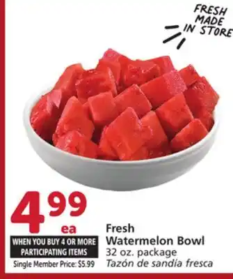 Albertsons Fresh Watermelon Bowl offer