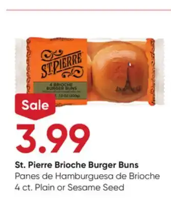 Stater Bros St. Pierre Brioche Burger Buns offer