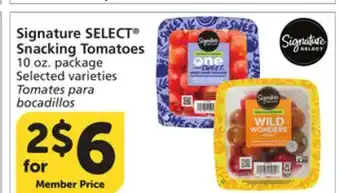 Albertsons Signature SELECT Snacking Tomatoes offer