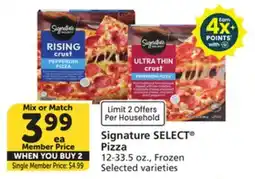 Albertsons Signature SELECT Pizza offer