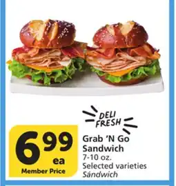 Albertsons Grab'N Go Sandwich offer