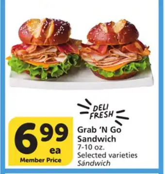 Albertsons Grab'N Go Sandwich offer