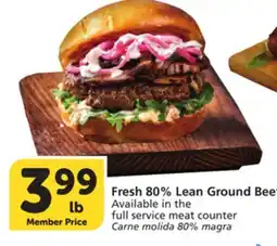 Albertsons Fresh 80% Lean Ground Beef offer