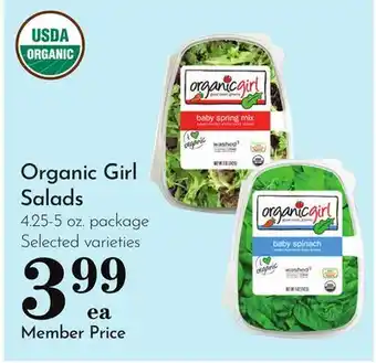 Pavilions Organic Girl Salads offer