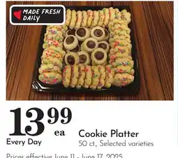 Pavilions Cookie Platter offer