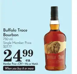 Pavilions Buffalo Trace Bourbon offer