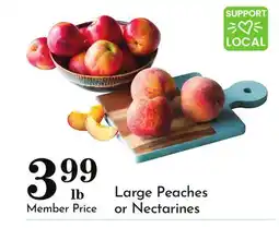 Pavilions Large Peaches or Nectarines offer