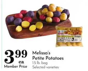 Pavilions Melissa's Petite Potatoes offer