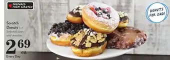 Pavilions Scratch Donuts offer