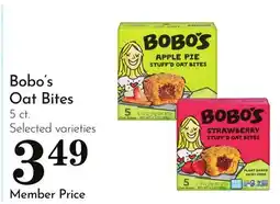 Pavilions Bobo's Oat Bites offer