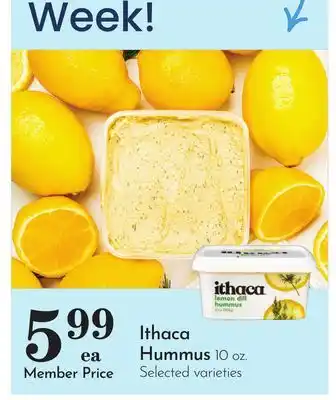 Pavilions Ithaca Hummus offer
