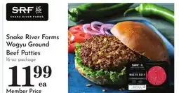 Pavilions Snake River Farms Wagyu Ground Beef Patties offer