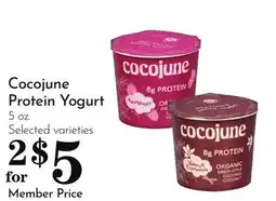 Pavilions Cocojune Protein Yogurt offer