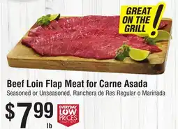 Smart & Final Beef Loin Flap Meat for Carne Asada offer
