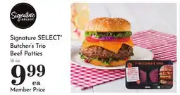 Pavilions Signature SELECT Butcher's Trio Beef Patties offer