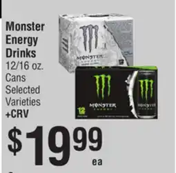 Smart & Final Monster Energy Drinks offer