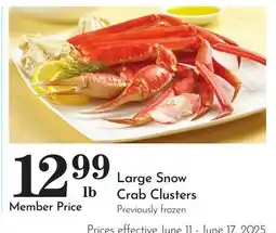 Pavilions Large Snow Crab Clusters offer