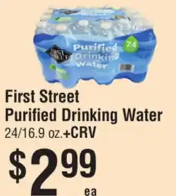 Smart & Final First Street Purified Drinking Water offer
