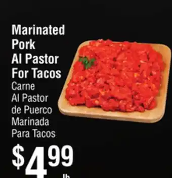 Smart & Final Marinated Pork Al Pastor For Tacos offer