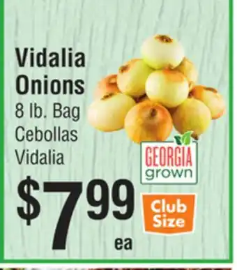 Smart & Final Vidalia Onions offer