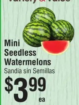 Smart & Final Mini Seedless Watermelons offer