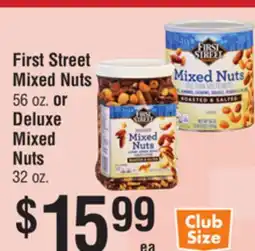 Smart & Final First Street Mixed Nuts or Deluxe Mixed Nuts offer