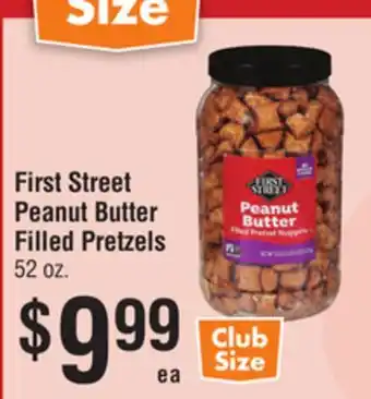 Smart & Final First Street Peanut Butter Filled Pretzels offer