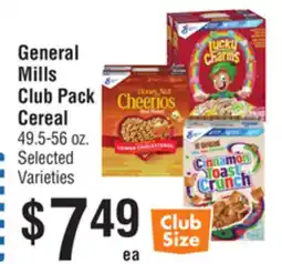 Smart & Final General Mills Club Pack Cereal offer