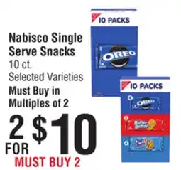 Smart & Final Nabisco Single Serve Snacks offer