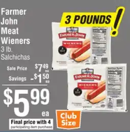 Smart & Final Farmer John Meat Wieners offer