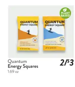 Fresh Thyme Quantum Energy Squares offer
