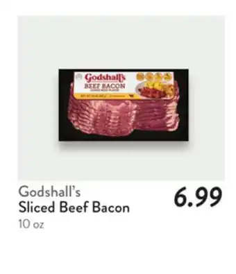 Fresh Thyme Godshall's Sliced Beef Bacon offer