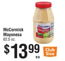 Smart & Final McCormick Mayonesa offer