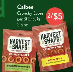 Fresh Thyme Calbee Crunchy Loops Lentil Snacks offer