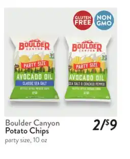 Fresh Thyme Boulder Canyon Potato Chips offer