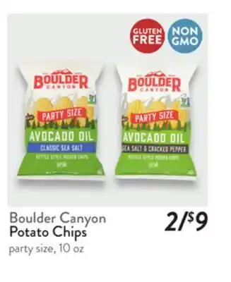 Fresh Thyme Boulder Canyon Potato Chips offer