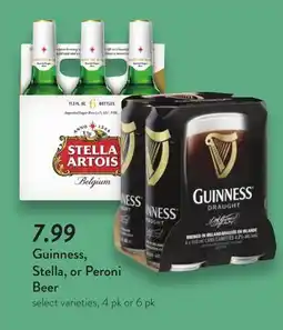 Fresh Thyme Guinness, Stella, or Peroni Beer offer