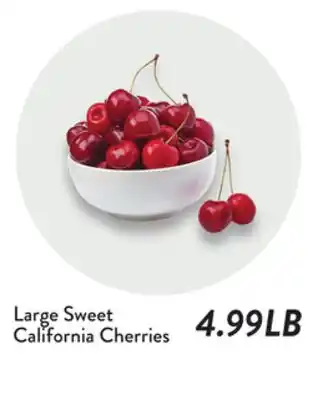 Fresh Thyme Large Sweet California Cherries offer