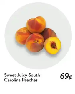 Fresh Thyme Sweet Juicy South Carolina Peaches offer