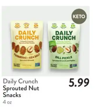 Fresh Thyme Daily Crunch Sprouted Nut Snacks offer