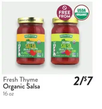 Fresh Thyme Fresh Thyme Organic Salsa offer
