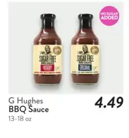 Fresh Thyme G Hughes BBQ Sauce offer