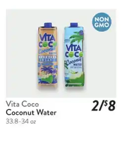 Fresh Thyme Vita Coco Coconut Water offer