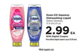 Food 4 Less Dawn EZ-Squeeze Dishwashing Liquid offer