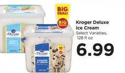 Food 4 Less Kroger Deluxe Ice Cream offer