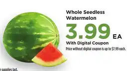 Food 4 Less Whole Seedless Watermelon offer