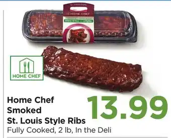 Food 4 Less Home Chef Smoked St. Louis Style Ribs offer