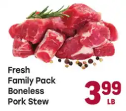 Tony’s Fresh Market Fresh Family Pack Boneless Pork Stew offer